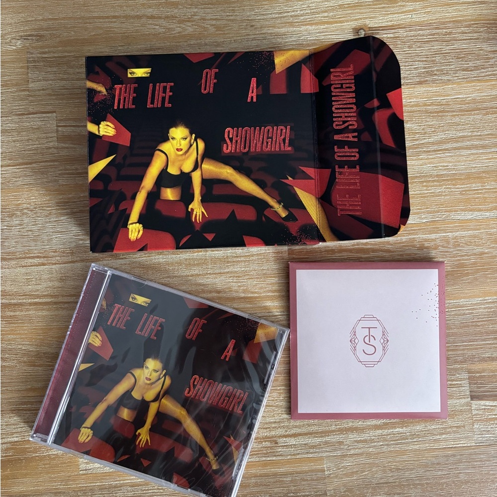 Taylor Swift The Life of a Showgirl It's Frightening partial deluxe box cd
